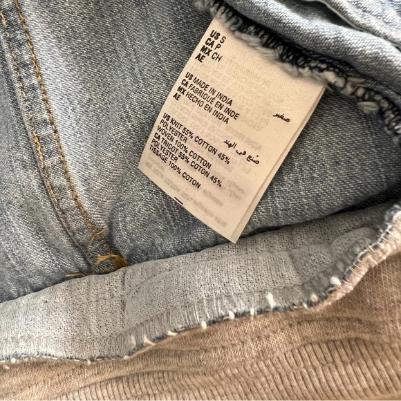 Sun + Stone Men's Trucker Hooded Denim Jacket - Picture 10 of 14